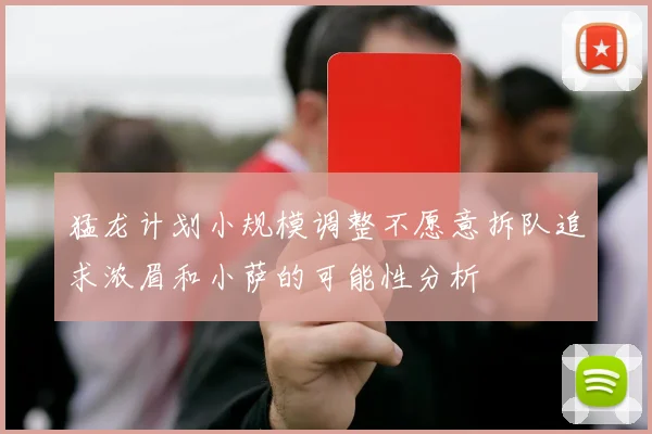 猛龙计划小规模调整不愿意拆队追求浓眉和小萨的可能性分析